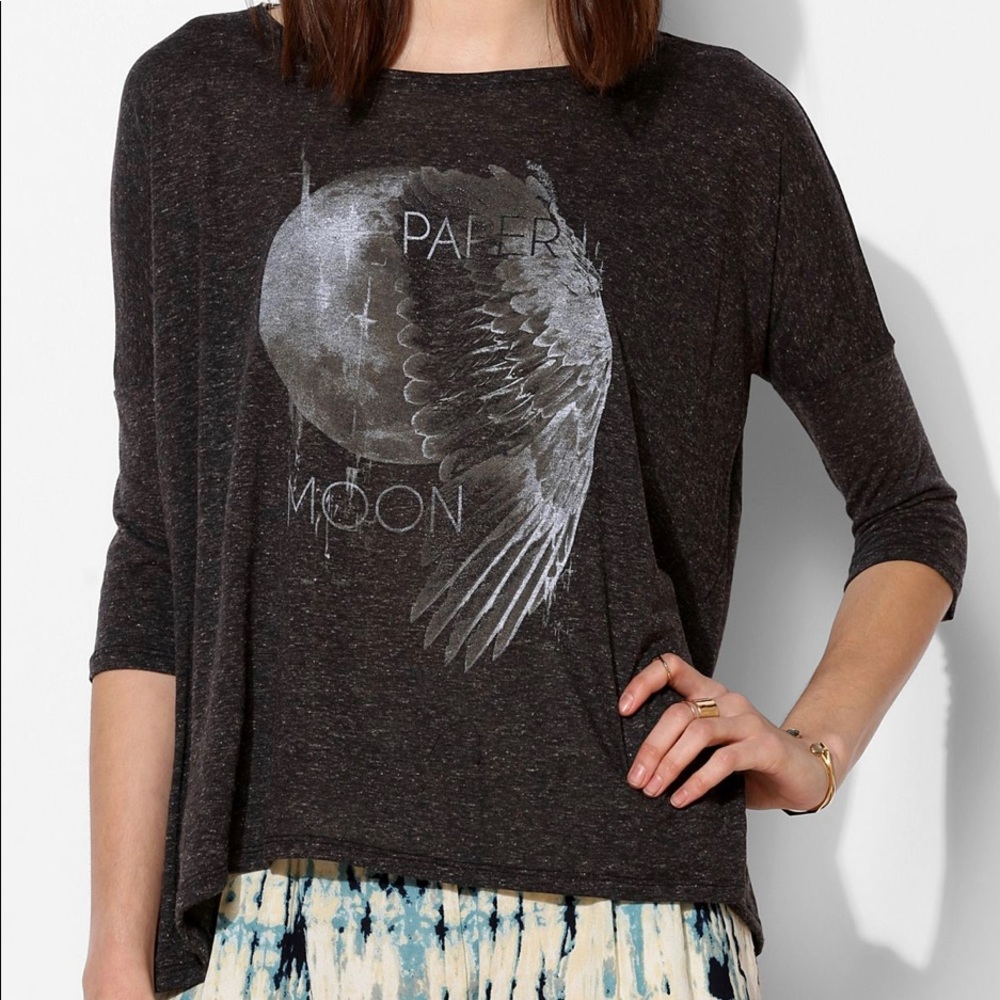 Urban Outfitters Dark Gray Graphic Shirt